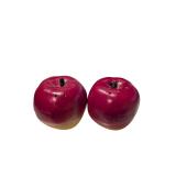Vintage Ceramic Apple Salt & Pepper Shakers (K)