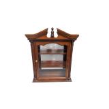 Vintage Wooden Wall Display Cabinet (F)
