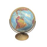 Vintage Terrestrial Globe on Metal Tilt Stand (A)