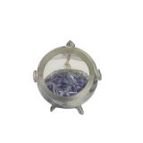 Bowring Clear Glass Fish Bowl w/ Decor Stones (A)