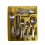 Dansk IHQ Stainless Steel Flatware w/ Organizer(K)