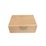 Small Natural Wood Keepsake Box (U)