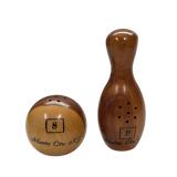 Atlantic City Bowling salt and pepper shakers