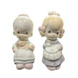 Precious Moments Counter salt and pepper shakers