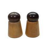 Simple Wooden salt and pepper shakers