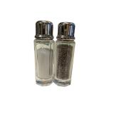 Clear Glass Salt & Pepper Shaker Set (K)