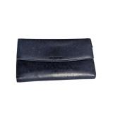 Jones New York Navy Leather Wallet (U)