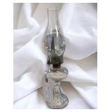 Vintage Glass Oil Lamp