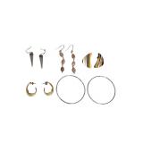 Lot of 5 Pairs Costume Earrings (J)