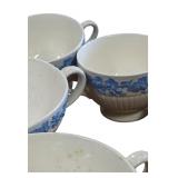 LOT OF 23 RARE WEDGWOOD QUEENS WARE BLUE