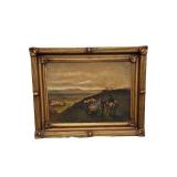 Antique sheep painting-Signed By Artist (P)