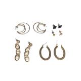 Lot of 5 Pairs Costume Earrings (J)