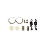Lot of 5 Pairs Costume Earrings ï¿½ Mixed Styles (J)