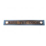 Kiss the Cook Decorative Wooden Wall Sign (P)