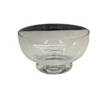 Bubble Glass Clear Bowl