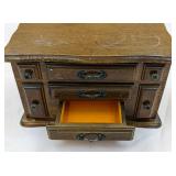 Musical Jewelry Box w 2 Hidden Compartments
