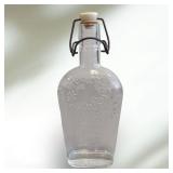 1860 Clear Glass Liqueur Liquor Bottle w/ Stopper