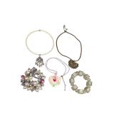 Lot of 5 Costume Jewelry Pieces (J)