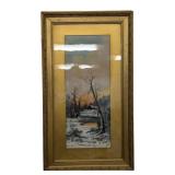 Art WINTER SOLACE William Henry Chandler (P)