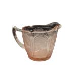 Vintage Pink Depression Glass Creamer