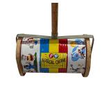 Fisher Price Musical Chime Roll Push Wood Toy