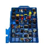 Vintage 90s Hot Wheels 48 car carry case & Cars