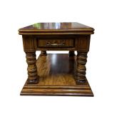 Rectangle Wood End Table w/ Drawer  (F)