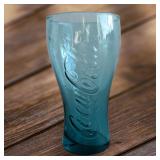 Coca Cola Blue Glass Tumbler