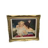 Vintage Framed Oil Painting (A)