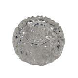 Clear Cut Glass Crystal Bowl