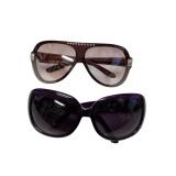 Lot of 2 Sunglasses - Purple & Brown Styles (C)