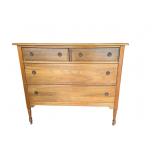 Antique Wooden Dresser with Mirror (F)