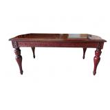 Burl Wood Coffee & Matching End Table Set (F)