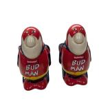 Bud Man salt and pepper shakers