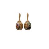 Maraca salt and pepper shakers