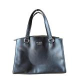 GUESS Black Faux Leather Tote Bag (C)