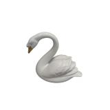 Hollohaza Hungary Hand Painted Porcelain Swan (A)
