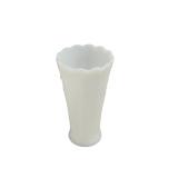 Anchor Hocking Milk Glass Teardrop Vase