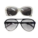 Lot of 2 Unmarked Fashion Sunglasses (C)