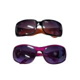 Lot of 2 Sunglasses ï¿½ Purple & Black/Orange (C)