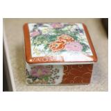 Ceramic Japanese Trinket Box