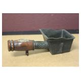 A Chinese Jade Handle Silk Iron