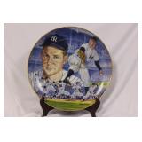 A Hand Signed Whitey Ford Collectors Plate