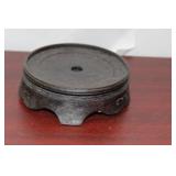 A Chinese Carved Wooden Stand