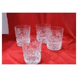 Lot of 4 Cut Glass Tumblers
