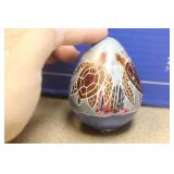 Carved Turtle Stone Egg