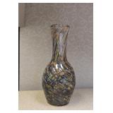 Signed Peter Hopkins Art Glass Vase