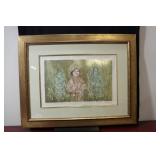 An Edna Hibel Lithograph - Signed