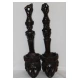 2 Carved Pipes/Faces