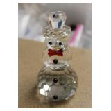 Swarovski or Style Snow Man Paperweight